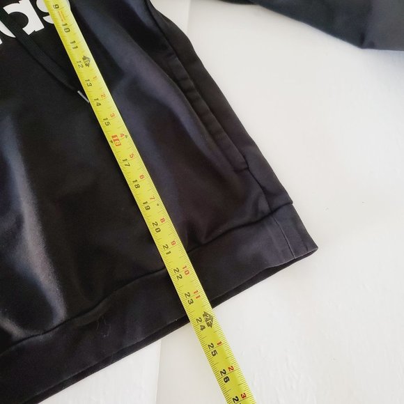 ADIDAS Classic Black Logo Hoodie - Picture 8 of 8